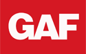 GAF roofing materials logo featured as part of Surebuild Roofing LLC’s trusted products.